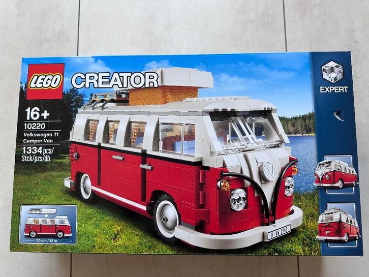 Lego 10220 Volkswagen T1 Camper Van (VW Bus), Kinderen en Baby's, Speelgoed | Duplo en Lego, Nieuw, Lego, Complete set, Ophalen of Verzenden