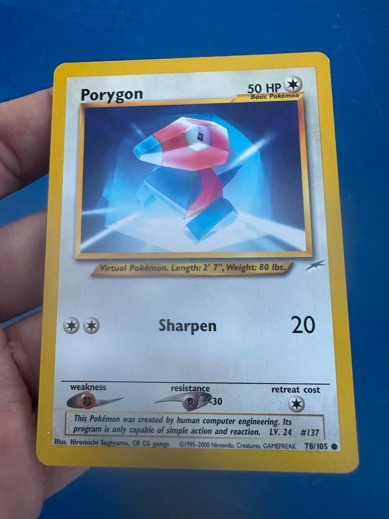 Porygon kaart 78/105 NM Near Mint, Ophalen of Verzenden, Gebruikt, Losse kaart