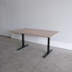 Restpartij - Vergadertafel - 160x100cm - Midden eiken blad, Huis en Inrichting, Bureaus, -, -, In hoogte verstelbaar, Ophalen of Verzenden
