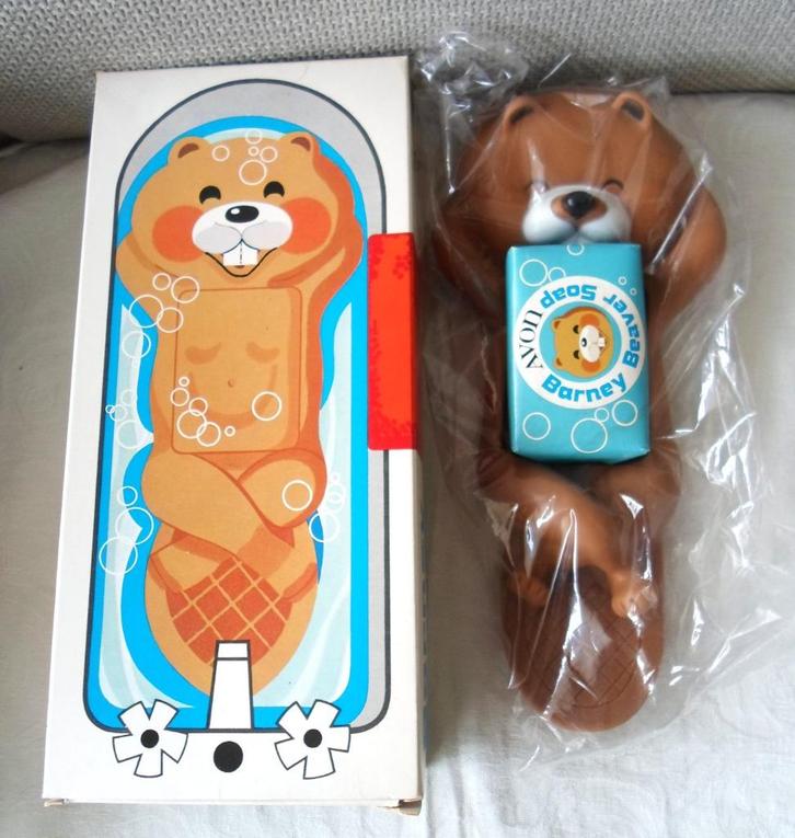 AVON Zeephouder + zeep. Barney Bever. In originele doos., Sieraden, Tassen en Uiterlijk, Uiterlijk | Lichaamsverzorging, Nieuw