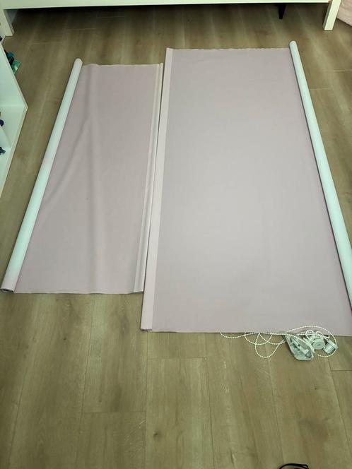 Roze verduisterende rolgordijnen, Huis en Inrichting, Stoffering | Gordijnen en Lamellen, Gebruikt, Ophalen of Verzenden