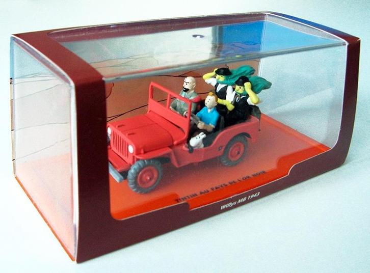 Kuifje schaalmodel, Hobby en Vrije tijd, Modelauto's | 1:43, Zo goed als nieuw, Auto, Overige merken, Ophalen