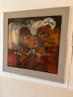 Afrikaans Schilderij, Antiek en Kunst, Ophalen of Verzenden