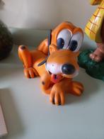 Mooie grote Pluto van rubber Walt Disney!!!, Ophalen of Verzenden, Goofy of Pluto, Zo goed als nieuw, Beeldje of Figuurtje