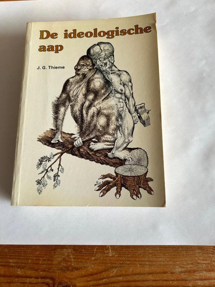 De ideologiesche aap door J.G. Thieme, Boeken, Esoterie en Spiritualiteit, Zo goed als nieuw, Achtergrond en Informatie, Spiritualiteit algemeen