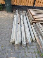 Schutting betonplaten hout beton, Tuin en Terras, Schuttingen, Ophalen, 6 meter of meer, Hout, 1 tot 2 meter