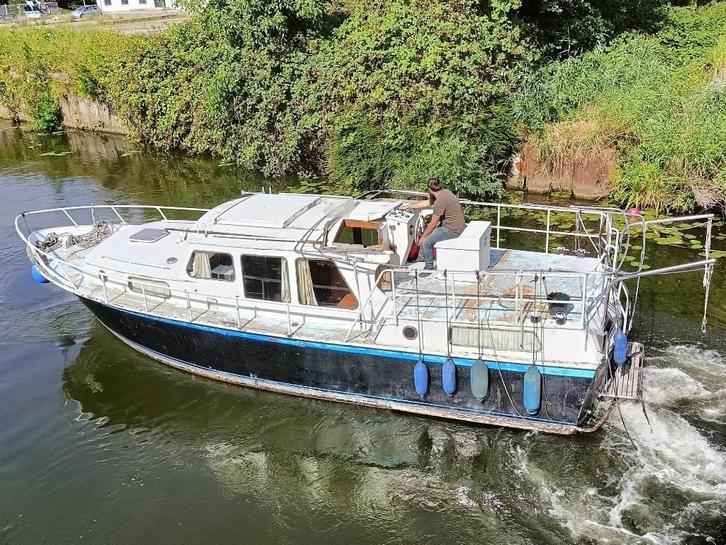 P. v/d Werff 203 'atelier boot sloep kruiser motor, Watersport en Boten, Beroepsscheepvaart, Gebruikt, Vrachtschip, Overige brandstoffen