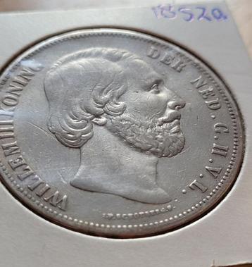 2.5 gulden 1852 beschikbaar voor biedingen