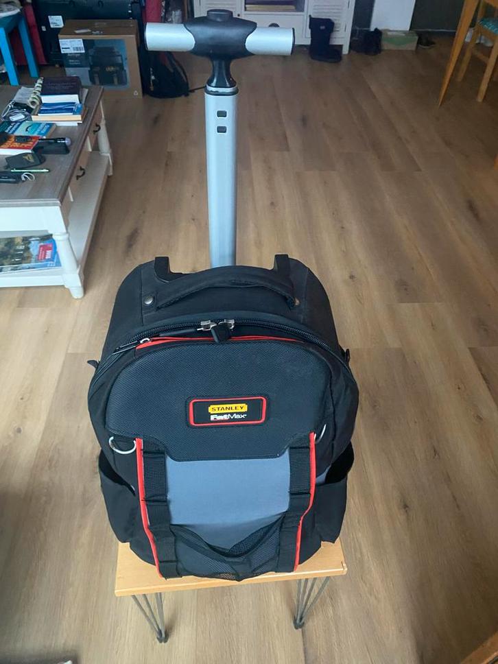 Stanley Fat Max gereedschapstas Rugzak / Roller €69, Doe-het-zelf en Verbouw, Gereedschapskisten, Zo goed als nieuw, Ophalen of Verzenden