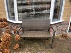 Rotan tuinbank 120 bij 95, Tuin en Terras, Tuinbanken, Ophalen, Zo goed als nieuw, Rotan