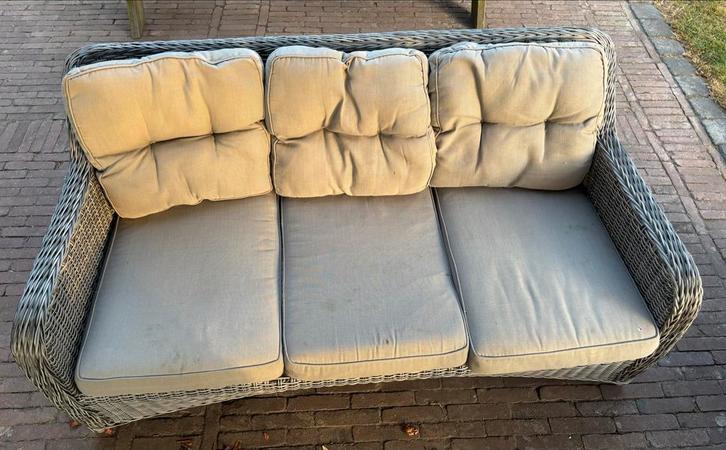 Tuinbank le sud- 163cm breed, Tuin en Terras, Tuinbanken, Gebruikt, Ophalen