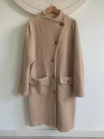 Caroline Biss, wollen jas beige S (ZGAN), Kleding | Dames, Jassen | Winter, Beige, Ophalen of Verzenden, Zo goed als nieuw, Maat 36 (S)