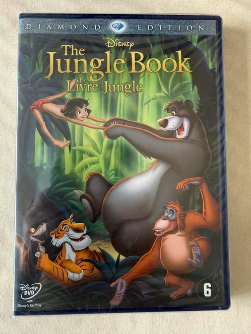 Nieuw in seal Disney dvd classics 20 the jungle book, Cd's en Dvd's, Dvd's | Tekenfilms en Animatie, Nieuw in verpakking, Amerikaans