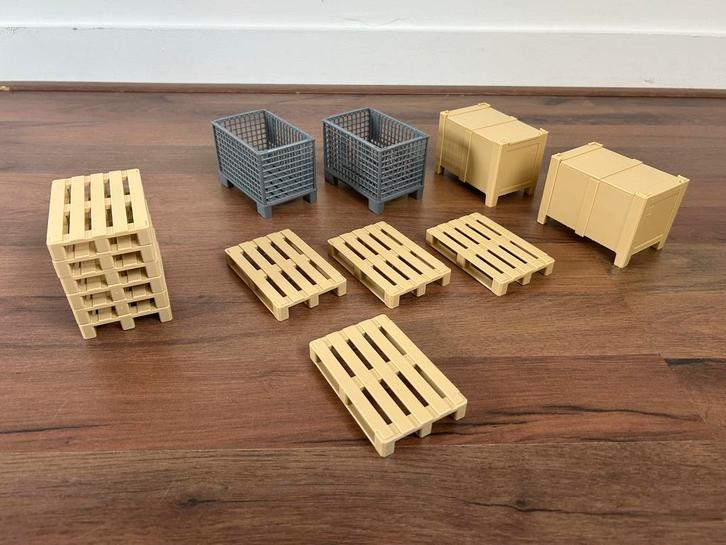 Bruder 2415 pallets aardappelkratten en palletkorven, Kinderen en Baby's, Speelgoed | Speelgoedvoertuigen, Zo goed als nieuw, Ophalen
