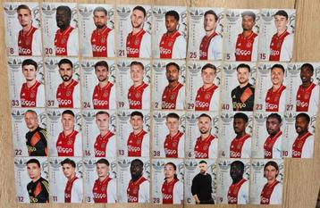 AJAX fotopakket 2024-25 - 34 delig - Unieke serie beschikbaar voor biedingen