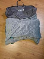 Noxie Kussensloophoesen 2x - Grijs met 1 kussen, Ophalen of Verzenden, Zo goed als nieuw, Grijs, Rechthoekig