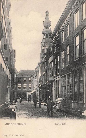 AZ309 Middelburg Korte Delft begin 1900 uitg. den Boer beschikbaar voor biedingen