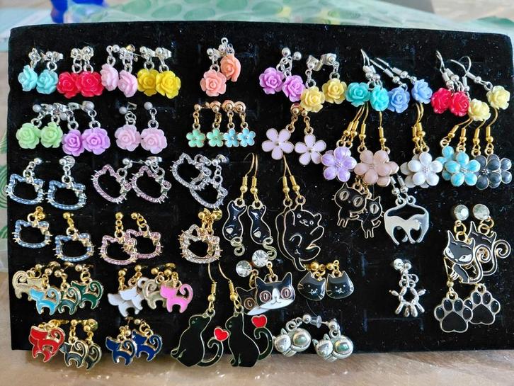 Handgemaakt, hypoallergeen, Sieraden, Tassen en Uiterlijk, Oorbellen, Nieuw, Overige materialen, Overige kleuren, Ophalen of Verzenden