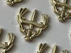 Stoottroepen kraagpad embleem, Ophalen of Verzenden, Landmacht, Nederland, Embleem of Badge