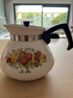 Vintage theepot bloem les the pyroflam in nette staat, Ophalen of Verzenden, Zo goed als nieuw, Overige stijlen, Overige typen