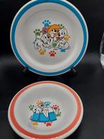 Ontbijtbord en papschaaltje 101 Dalmatiërs Disney, Ophalen of Verzenden, Overige figuren, Zo goed als nieuw, Servies