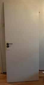 2x opdek deur, Doe-het-zelf en Verbouw, Deuren en Horren, 80 tot 100 cm, Gebruikt, Hout, Ophalen