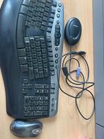 Microsoft Ergonomisch Toetsenbord + Muis Set, Computers en Software, Toetsenborden, Ophalen of Verzenden, Ergonomisch