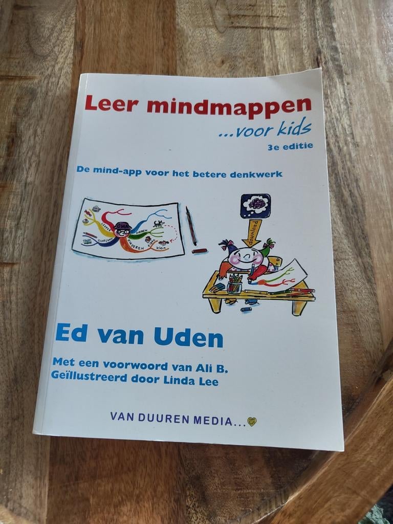 Ed van Uden - Leer mindmappen... voor kids, Boeken, Kinderboeken | Jeugd | 13 jaar en ouder, Zo goed als nieuw, Ophalen of Verzenden
