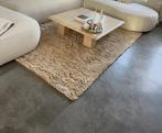 Wollen vloerkleed handmade beige zgan, Huis en Inrichting, Stoffering | Tapijten en Kleden, Beige, 150 tot 200 cm, 200 cm of meer