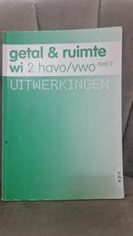 Getal & Ruimte WI 2 havo/vwo deel 2 Uitwerkingen, Boeken, Ophalen of Verzenden, Gelezen, HAVO, Wiskunde B