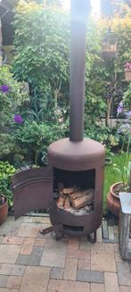 Buitenkachel / Terraskachel, Tuin en Terras, Vuurkorven, Ophalen, Gebruikt, Vuurton