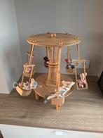 Krom Fagus houten caroussel draaimolen voor poppen of muizen, Kinderen en Baby's, Speelgoed | Houten speelgoed, Ophalen of Verzenden