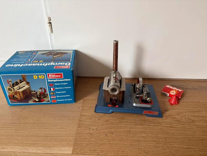 Wilesco Stoommachine D10 in originele doos, goede staat, Hobby en Vrije tijd, Modelbouw | Overige, Zo goed als nieuw, Groter dan 1:32