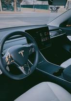 Tesla Model 3/Y Stuurwiel - Custom Marble + Goud, Ophalen of Verzenden, Gebruikt