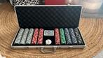 Poker set – ca. 500 chips, Hobby en Vrije tijd, Gezelschapsspellen | Kaartspellen, Ophalen, Zo goed als nieuw