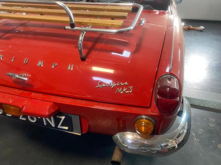 Triumph Spitfire 1.3 MK III Overdrive 1970 Rood, Auto's, Triumph, Particulier, Spitfire, Benzine, Cabriolet, Handgeschakeld, Origineel Nederlands