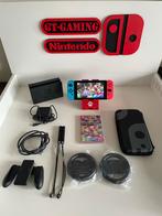 NINTENDO SWITCH NIEUW MODEL 2023 V2 MARIO KART+STUURTJES, Spelcomputers en Games, Met 2 controllers, Ophalen of Verzenden, Zo goed als nieuw