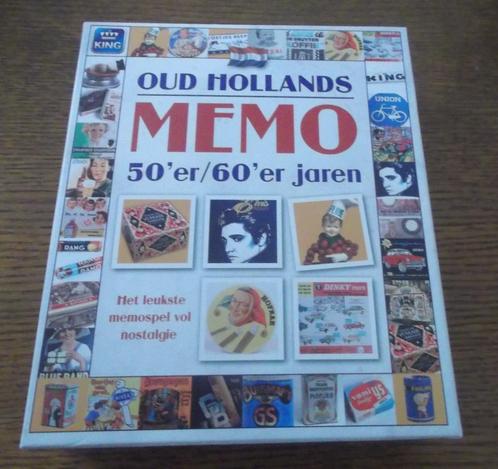 Oud Hollands Memo 50'er / 60'er jaren, Hobby en Vrije tijd, Gezelschapsspellen | Overige, Zo goed als nieuw, Ophalen