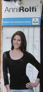 Dames Shirt (nieuw), Zwart, Maat 42/44 (L), Nieuw, Lange mouw