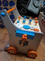 Janod Loopwagen/Speelwagen + Hamer & Schroeven, Ophalen, Gebruikt, Duw- of Trekspeelgoed