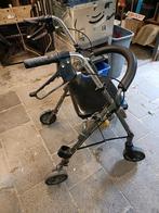 Rollator zwart met chroom, Diversen, Rollators, Ophalen of Verzenden, Zo goed als nieuw