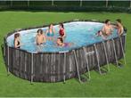 Bestway zwembad 610 x 366 x 122 MAGAZIJN UITVERKOOP, Opzetzwembad, 200 tot 400 cm, Ovaal, Ophalen