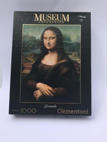 Clementoni puzzel – Mona Lisa – 1000 stukjes – Museum Collec beschikbaar voor biedingen