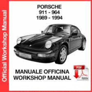 Porsche 911 Carrera 2/4 (964) workshop manual op DVD in PDF beschikbaar voor biedingen
