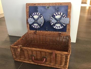 OPTIMA England Grote Picknickmand kist XL  beschikbaar voor biedingen