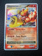 Pokemon magmotar lv x mysterious treasures 123/123, Ophalen of Verzenden, Gebruikt