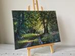 Boswandeling Achterhoek Hessenweg- Acryl schilderij, Antiek en Kunst, Ophalen of Verzenden