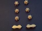 1 Set balken en sterren Kolonel  DT, Verzamelen, Ophalen of Verzenden, Landmacht, Nederland, Kleding of Schoenen