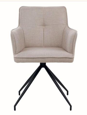 Beige eetkamerstoelen draaibaar beschikbaar voor biedingen