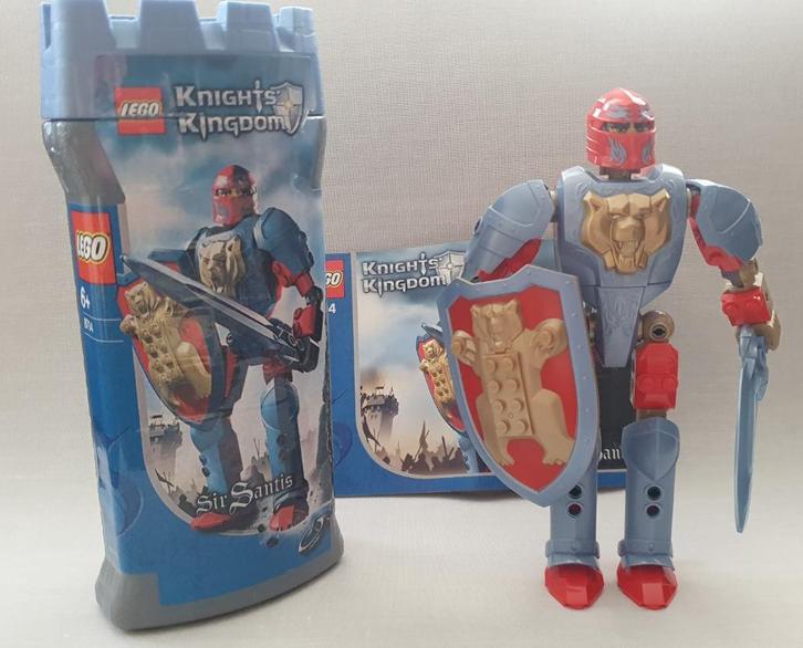 8794 Lego Knights Kingdom Sir Santis, Kinderen en Baby's, Speelgoed | Duplo en Lego, Zo goed als nieuw, Lego, Complete set, Ophalen of Verzenden